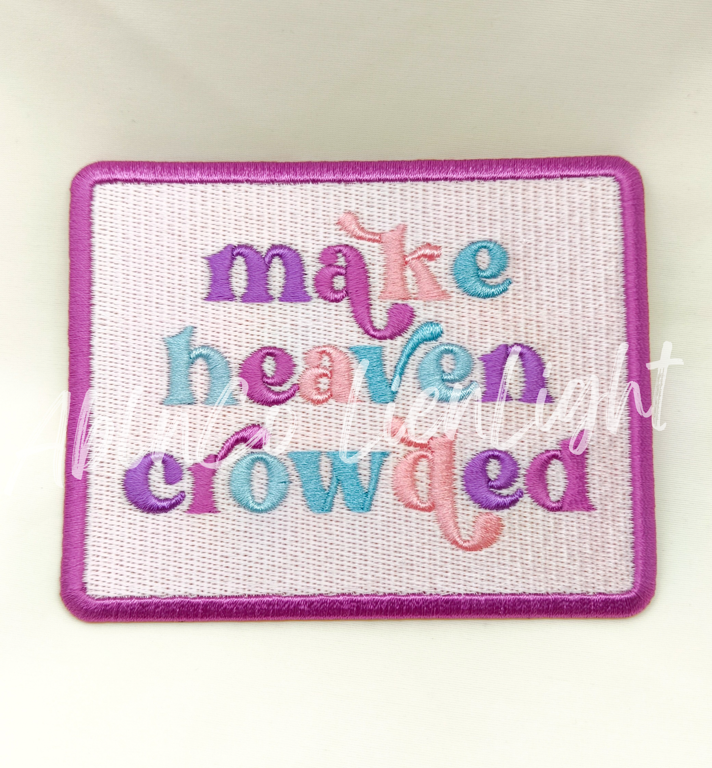 Make Heaven Crowded Faith Jesus preppy trucker hat patches