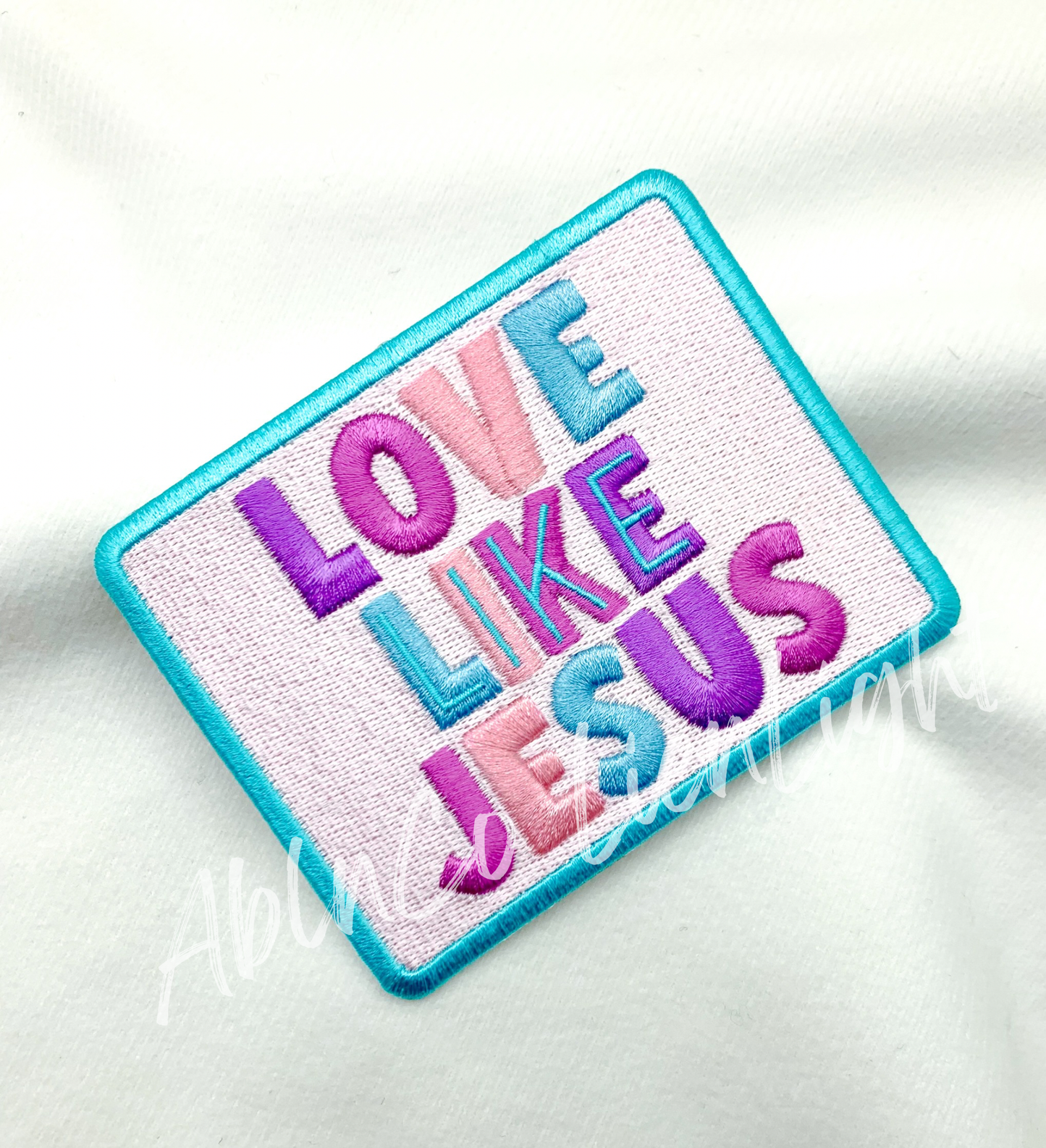 Love Like Jesus faith religion preppy trucker hat patches