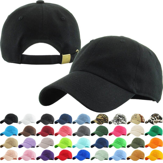 Blank Low Profile Cotton Baseball Cap